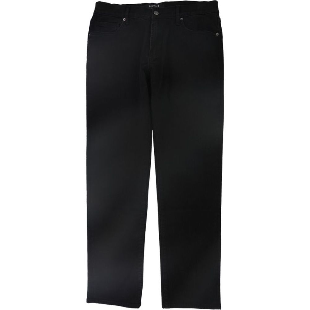 DSTLD Mens Solid Straight Leg Jeans, Black, NWT